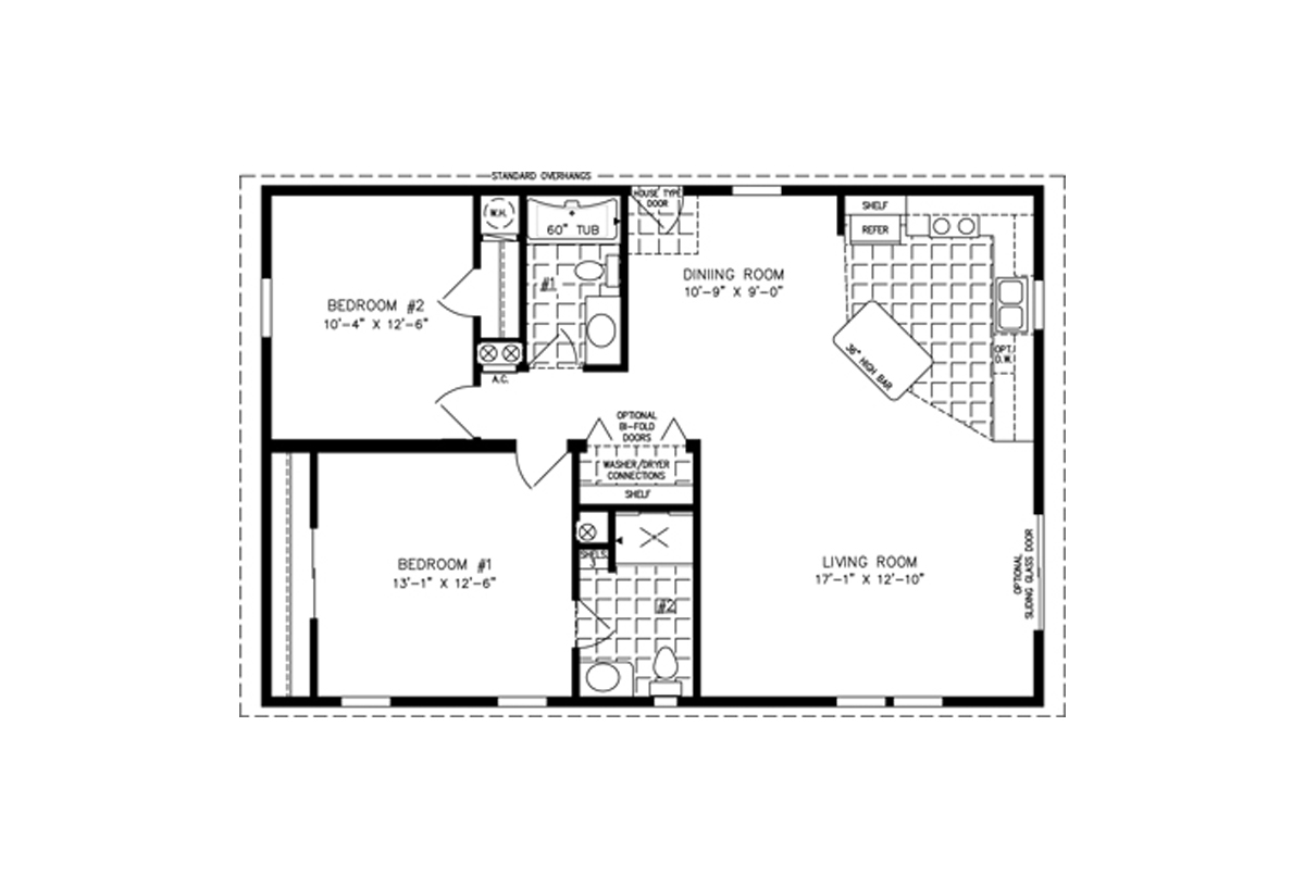 The Imperial Limited IMLT-3404B By Jacobsen Homes - ModularHomes.com